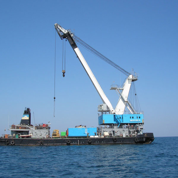 Морской самоходный плавучий кран «Нептун» грузоподъемностью 150 тонн