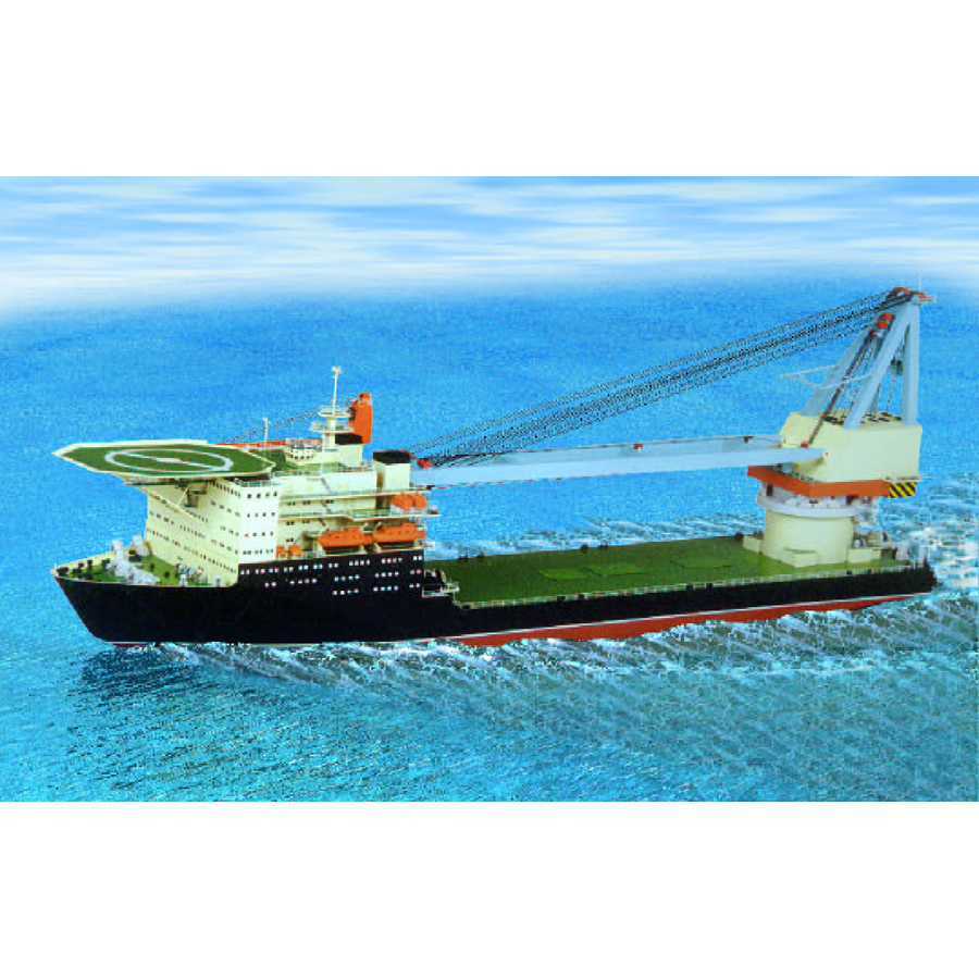 Крановое судно с полноповоротным краном грузоподъемностью 600/750 тонн